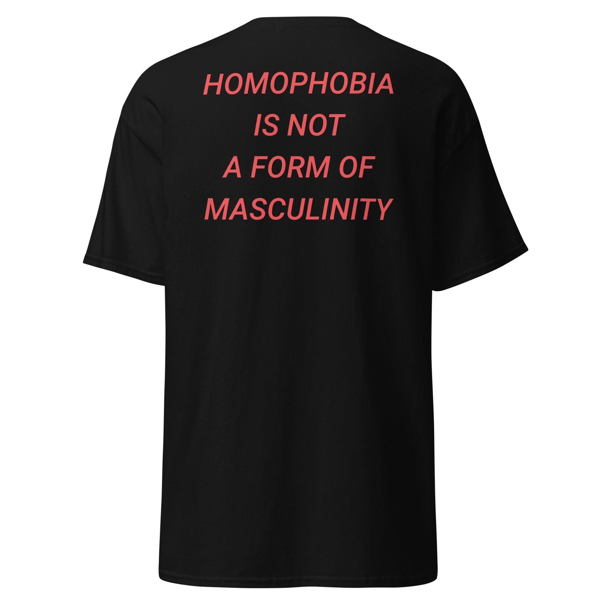 Homophobia is Not A Form Of Masculinity T-Shirt