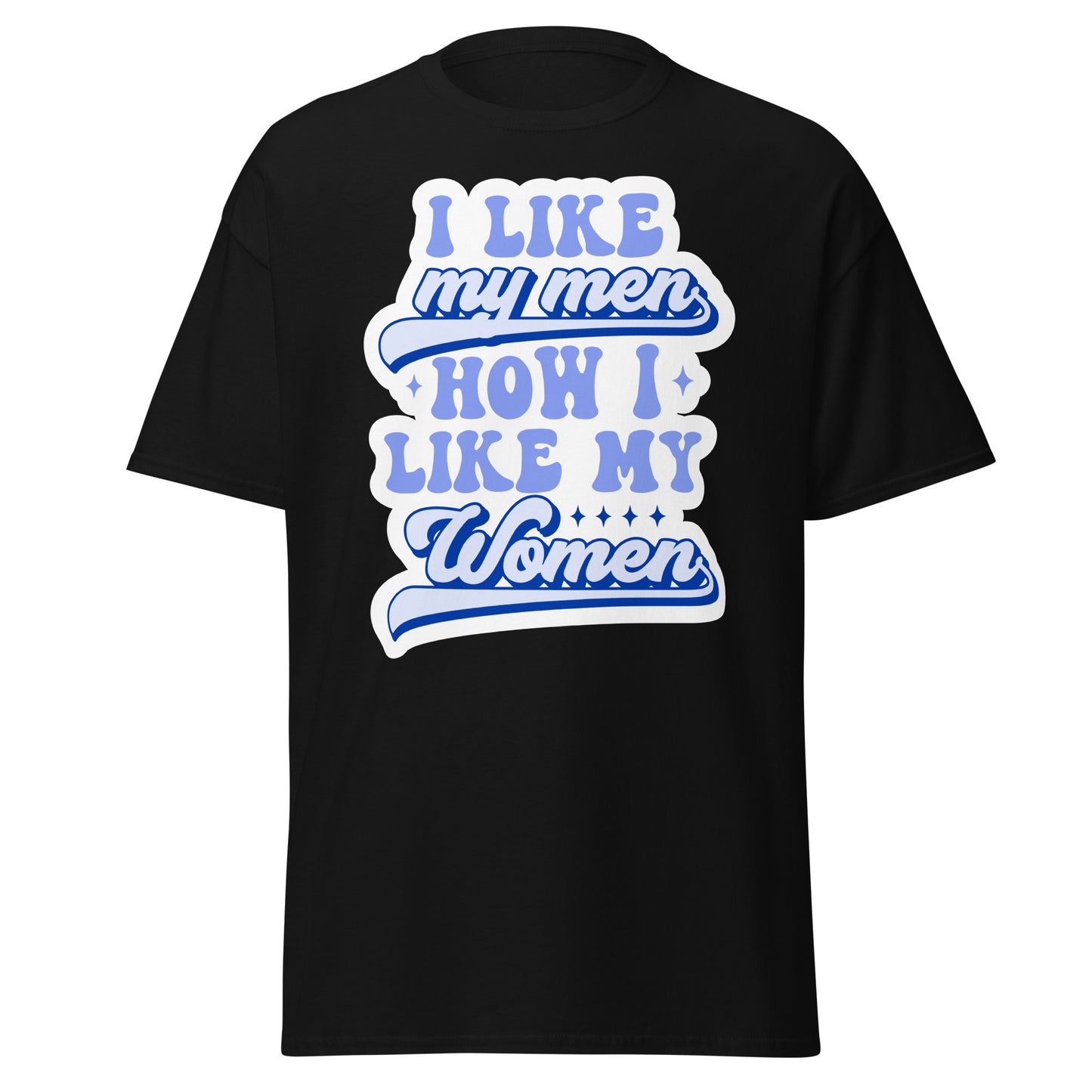 I LIKE my men HOW I LIKE MY WOMEN Unisex T Shirt