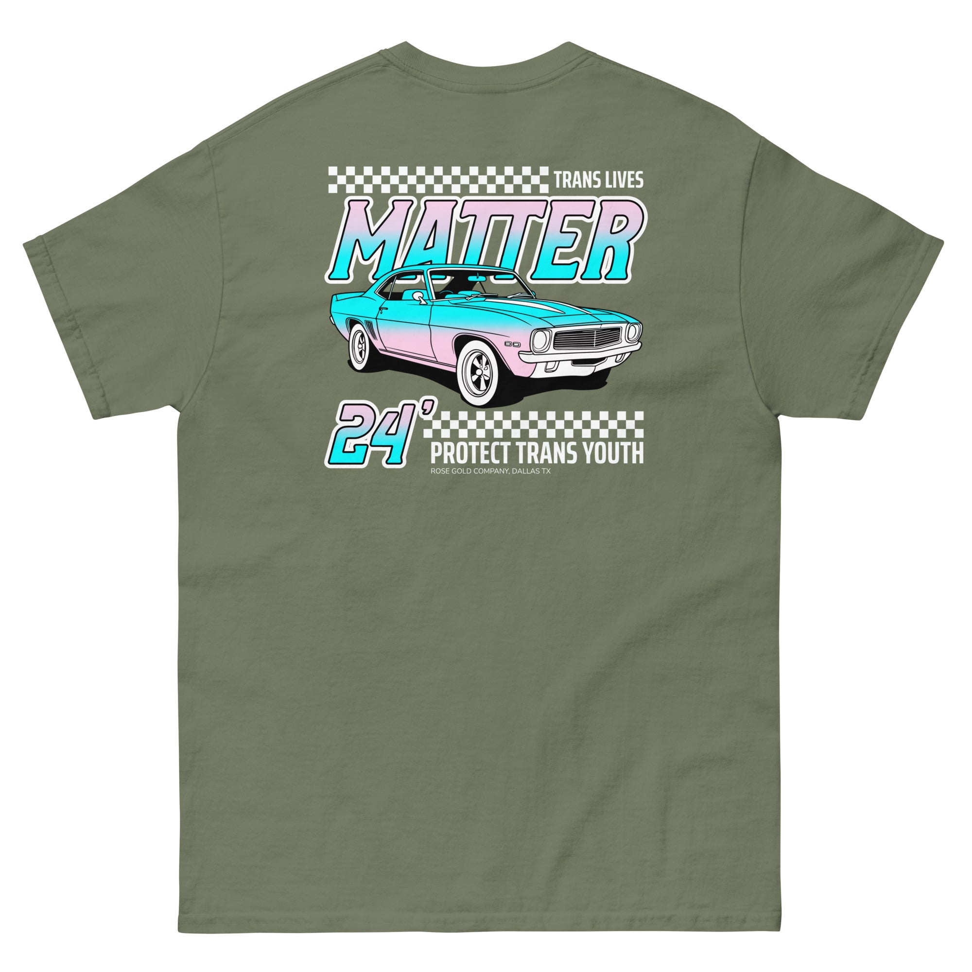 Trans Lives Matter Racing Unisex Shirt