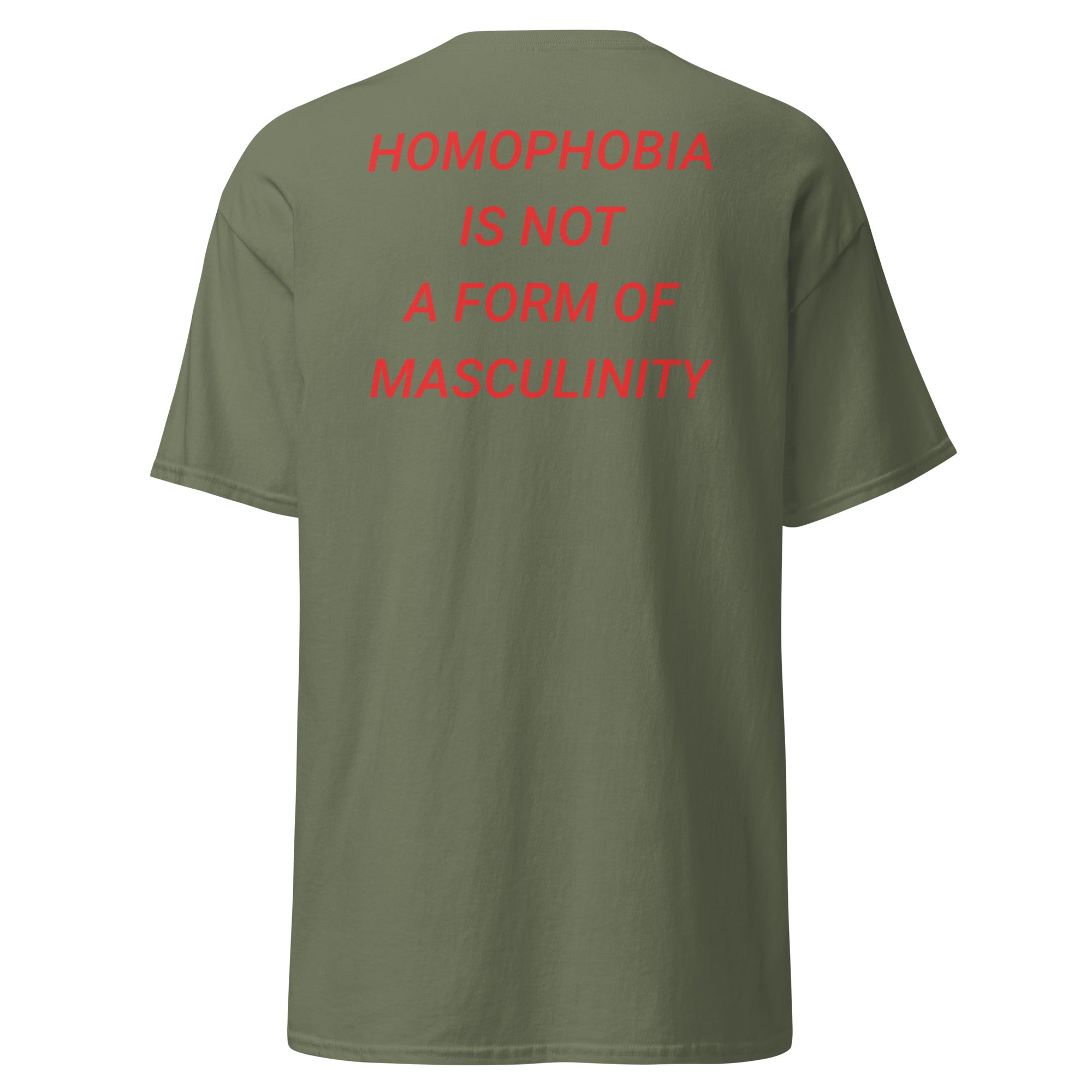 Homophobia is Not A Form Of Masculinity T-Shirt