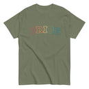 PRIDE Rainbow Varsity T Shirt