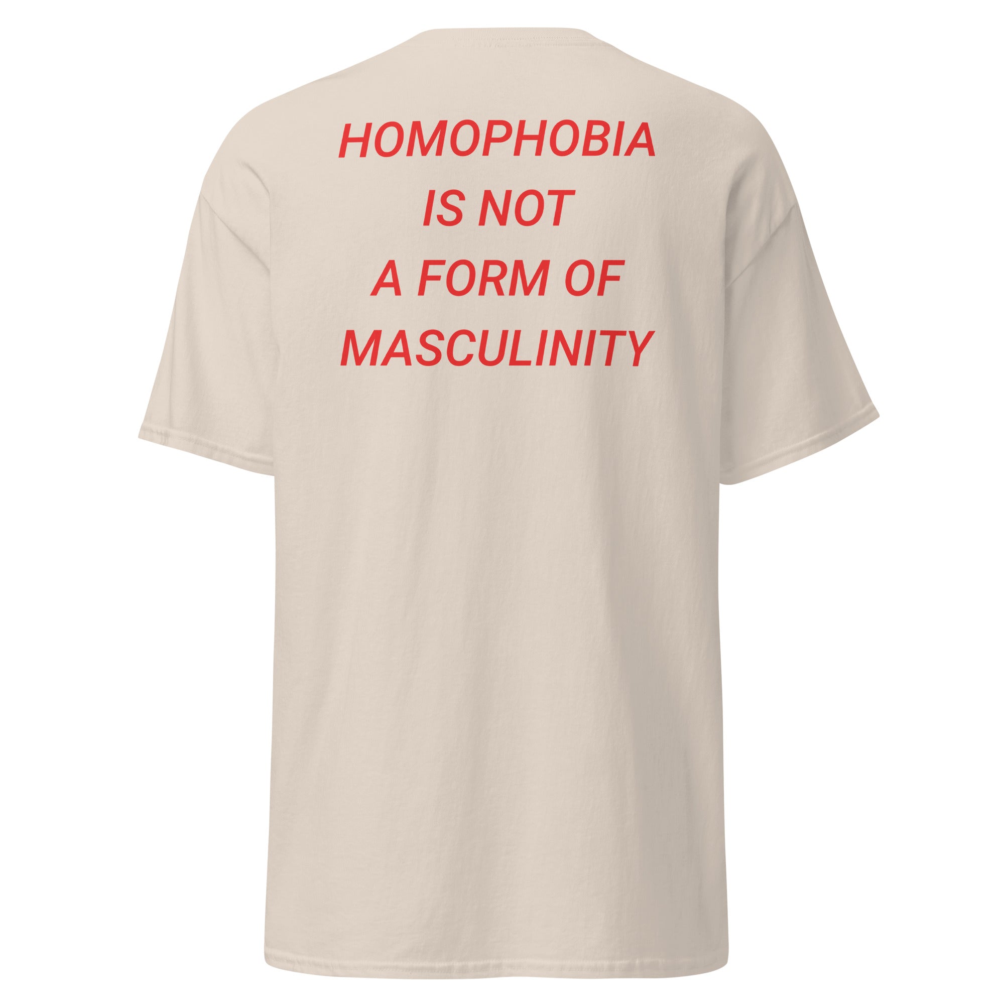 Homophobia is Not A Form Of Masculinity T-Shirt