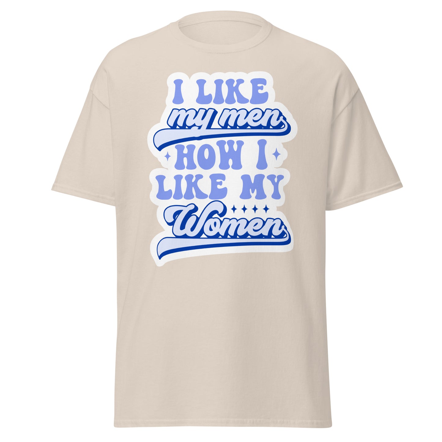 I LIKE my men HOW I LIKE MY WOMEN Unisex T Shirt