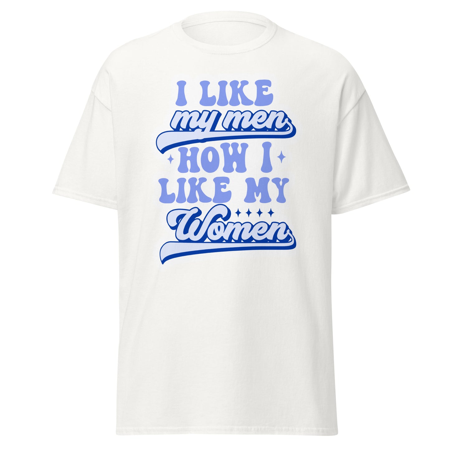 I LIKE my men HOW I LIKE MY WOMEN Unisex T Shirt