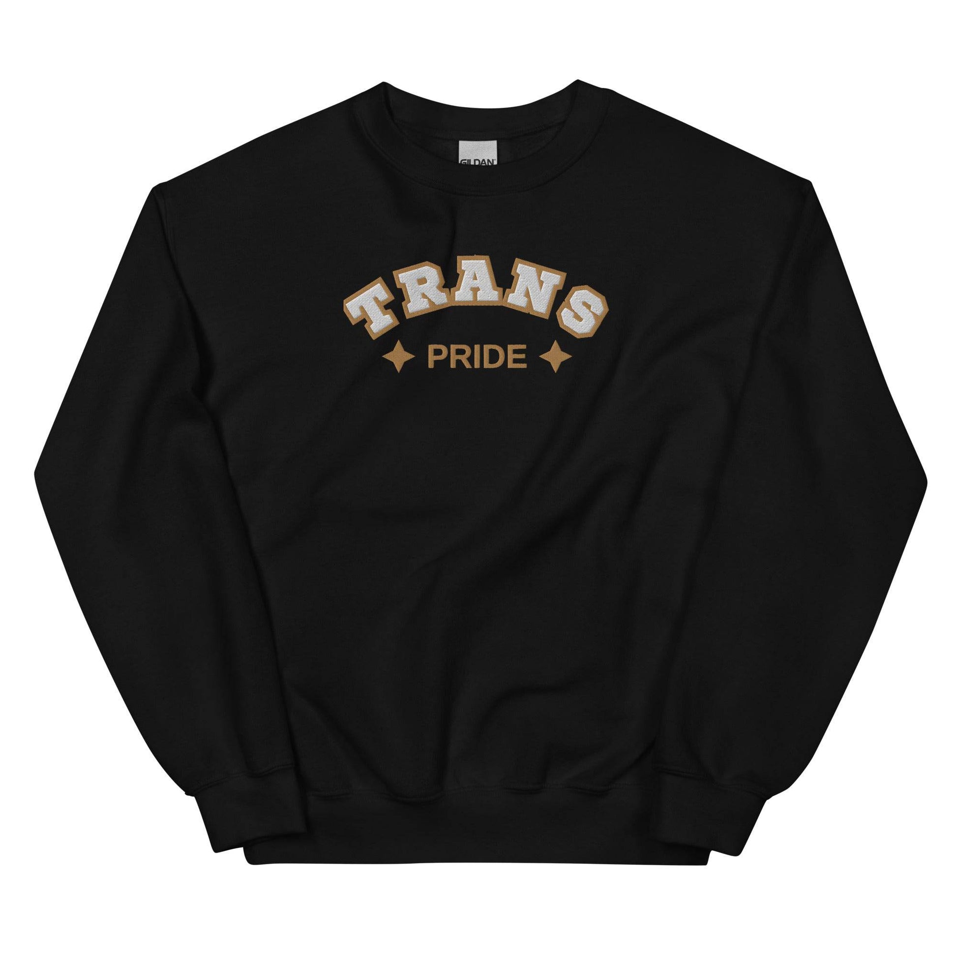 Trans Pride Embroidered Unisex Sweatshirt - Rose Gold Co. Shop