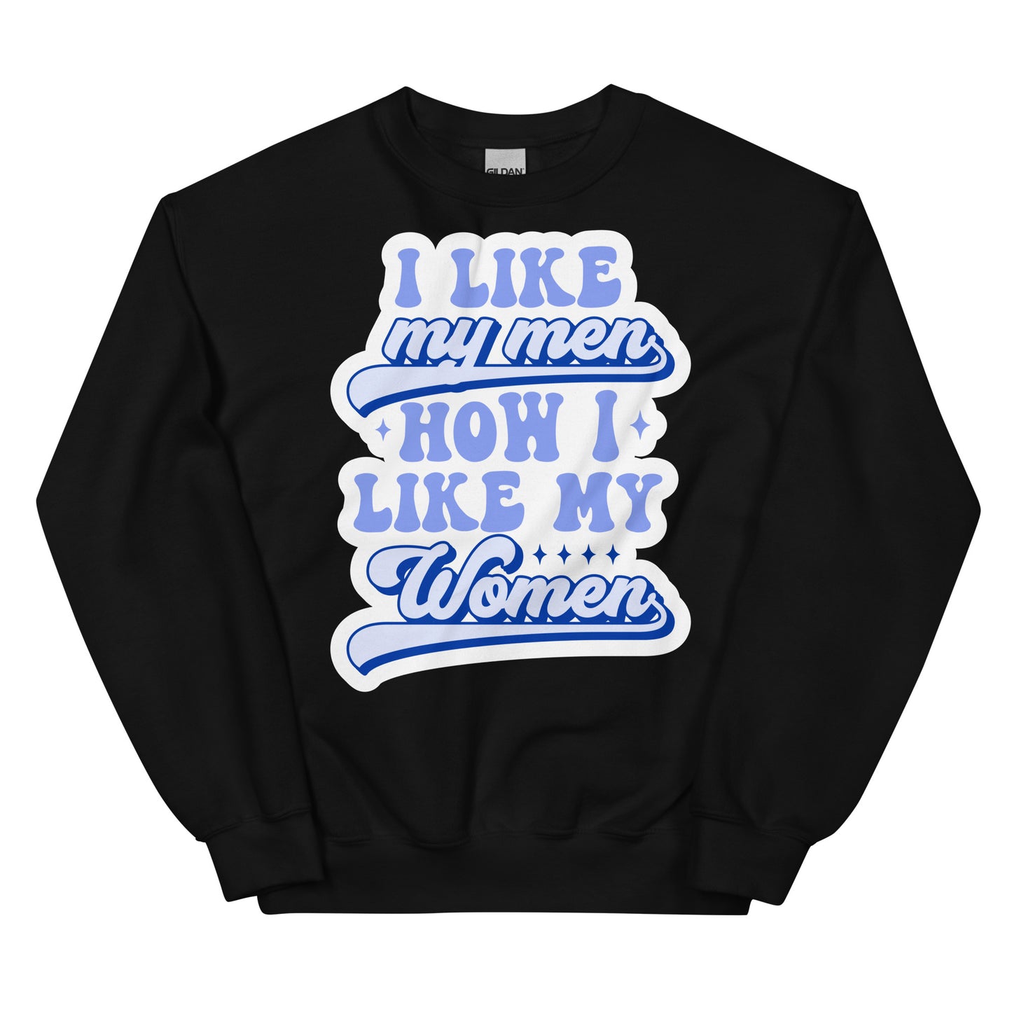 I LIKE my men HOW I LIKE MY WOMEN Unisex Sweat Shirt