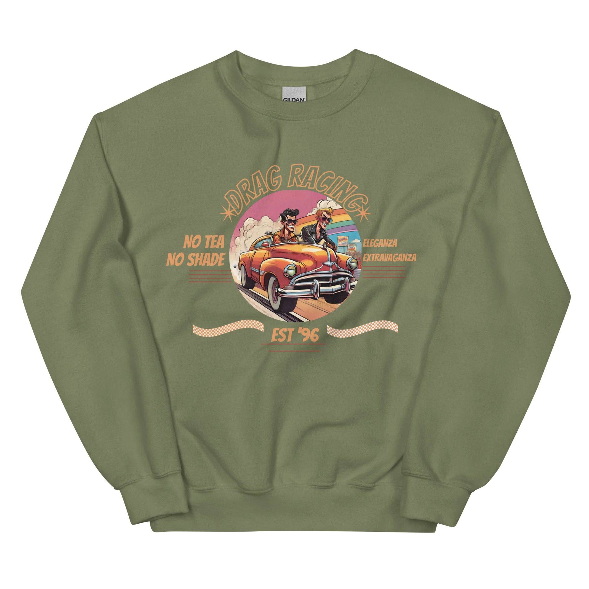 Drag Racing Drag Queens Unisex Sweatshirt - Rose Gold Co. Shop