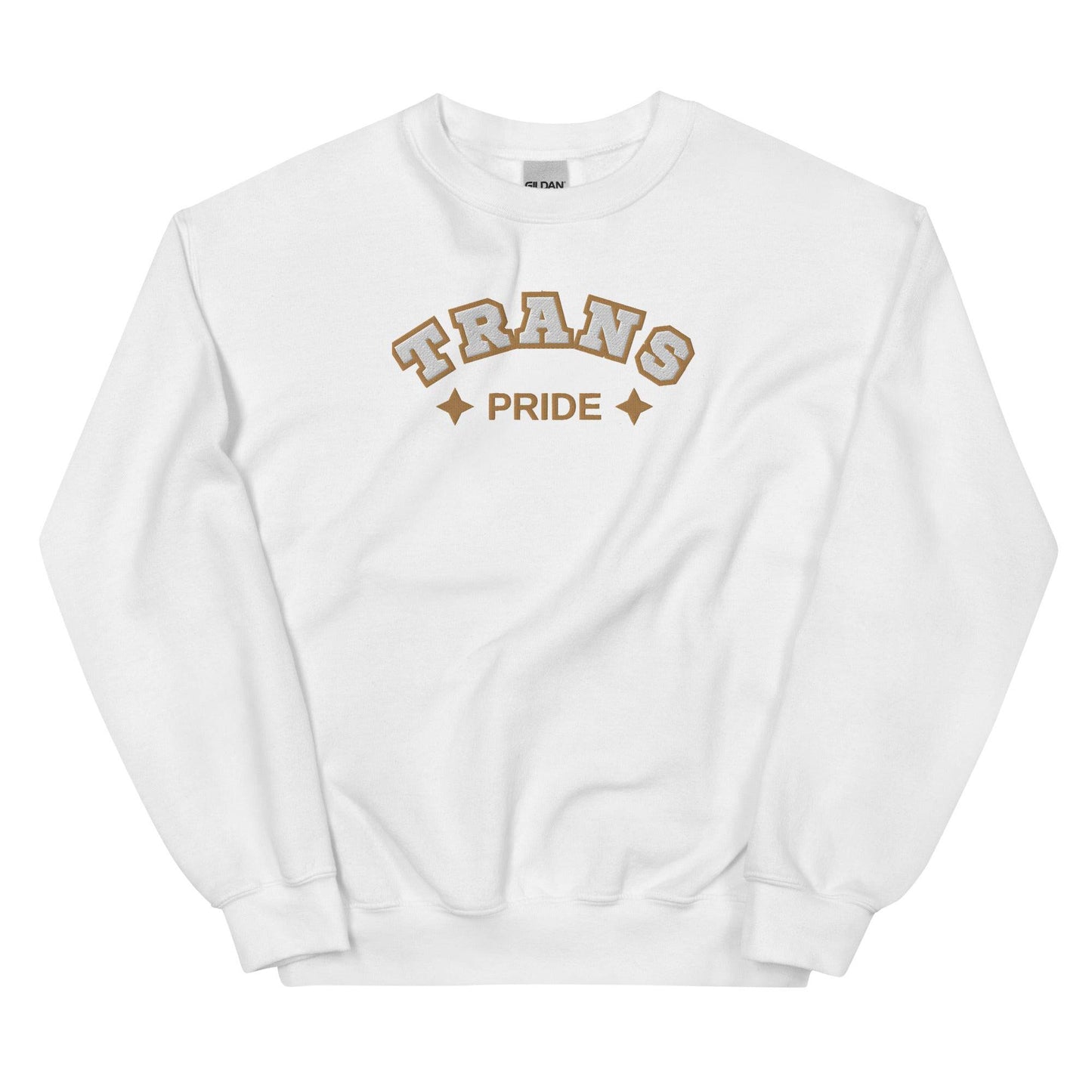 Trans Pride Embroidered Unisex Sweatshirt - Rose Gold Co. Shop