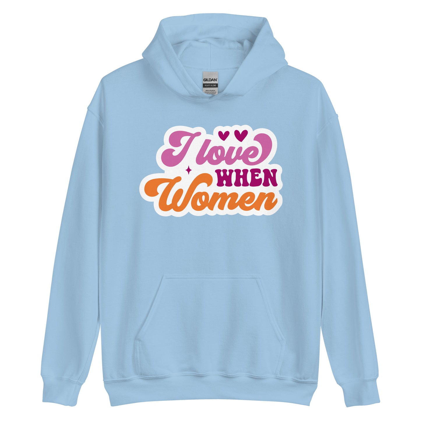 I Love WHEN Women Unisex Sweat Shirt