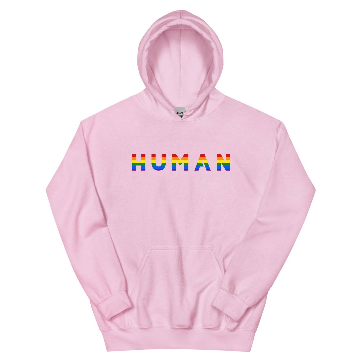 Human Rainbow Unisex Hoodie - Rose Gold Co. Shop