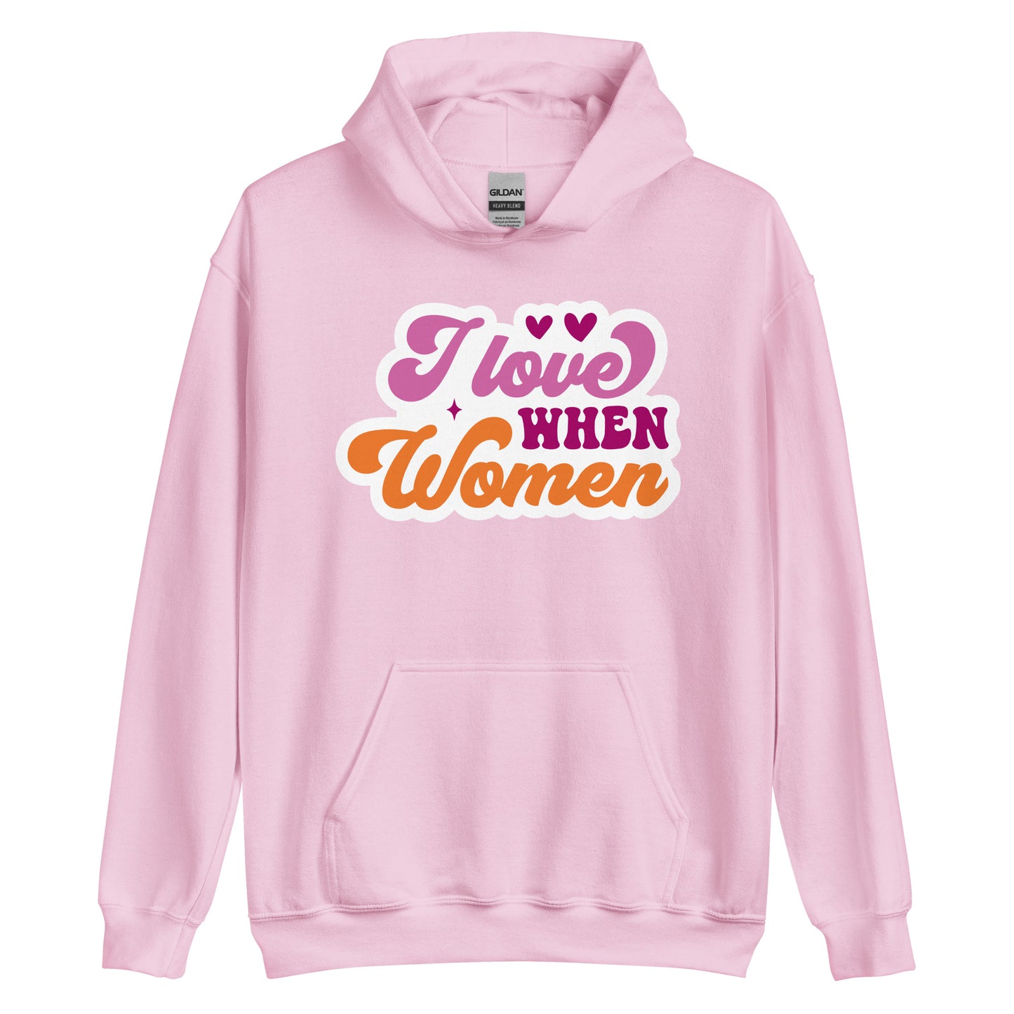 I Love WHEN Women Unisex Sweat Shirt