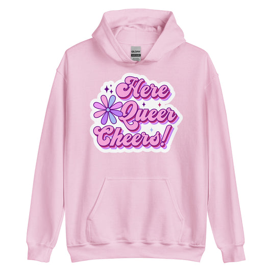 Here Queer Cheers Unisex Sweat Shirt