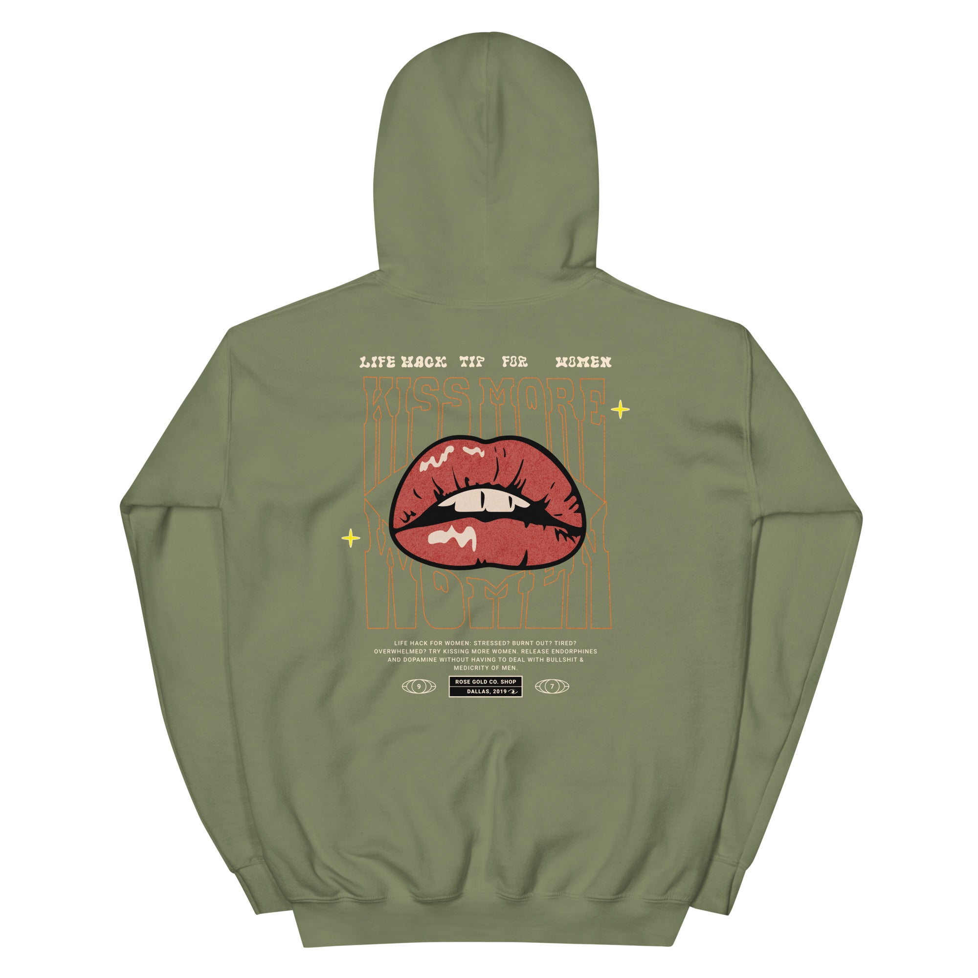 Life Hack Kiss More Women WLW Hoodie