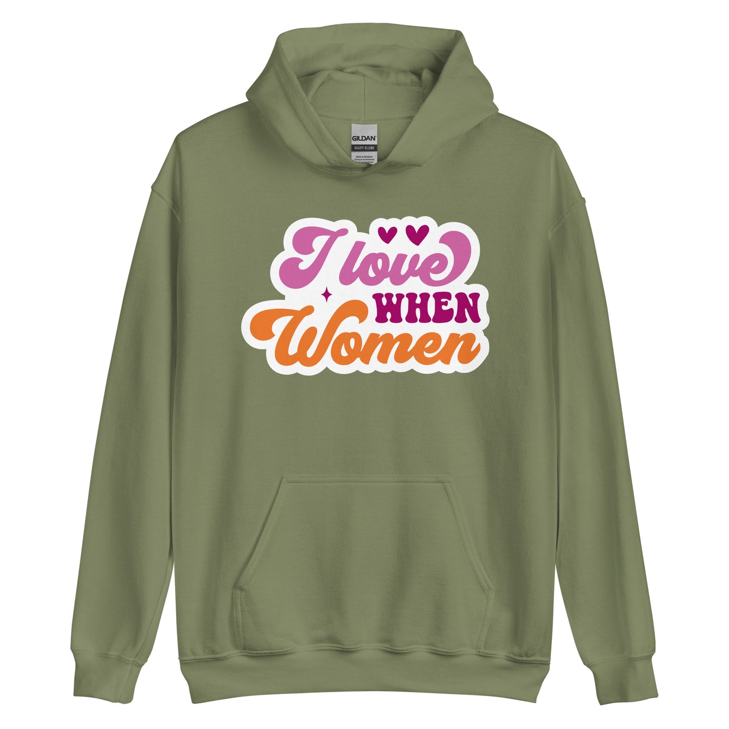 I Love WHEN Women Unisex Sweat Shirt