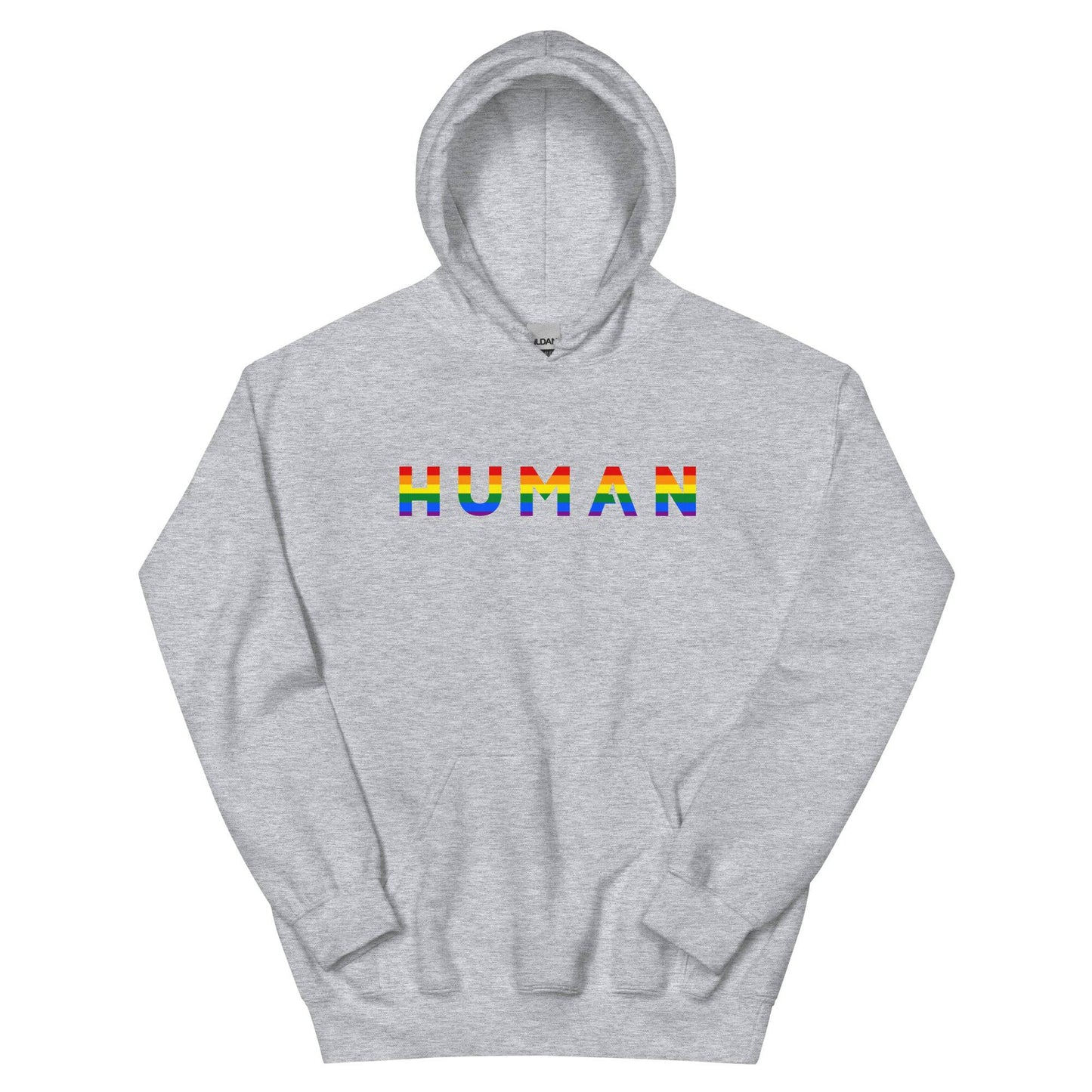 Human Rainbow Unisex Hoodie - Rose Gold Co. Shop