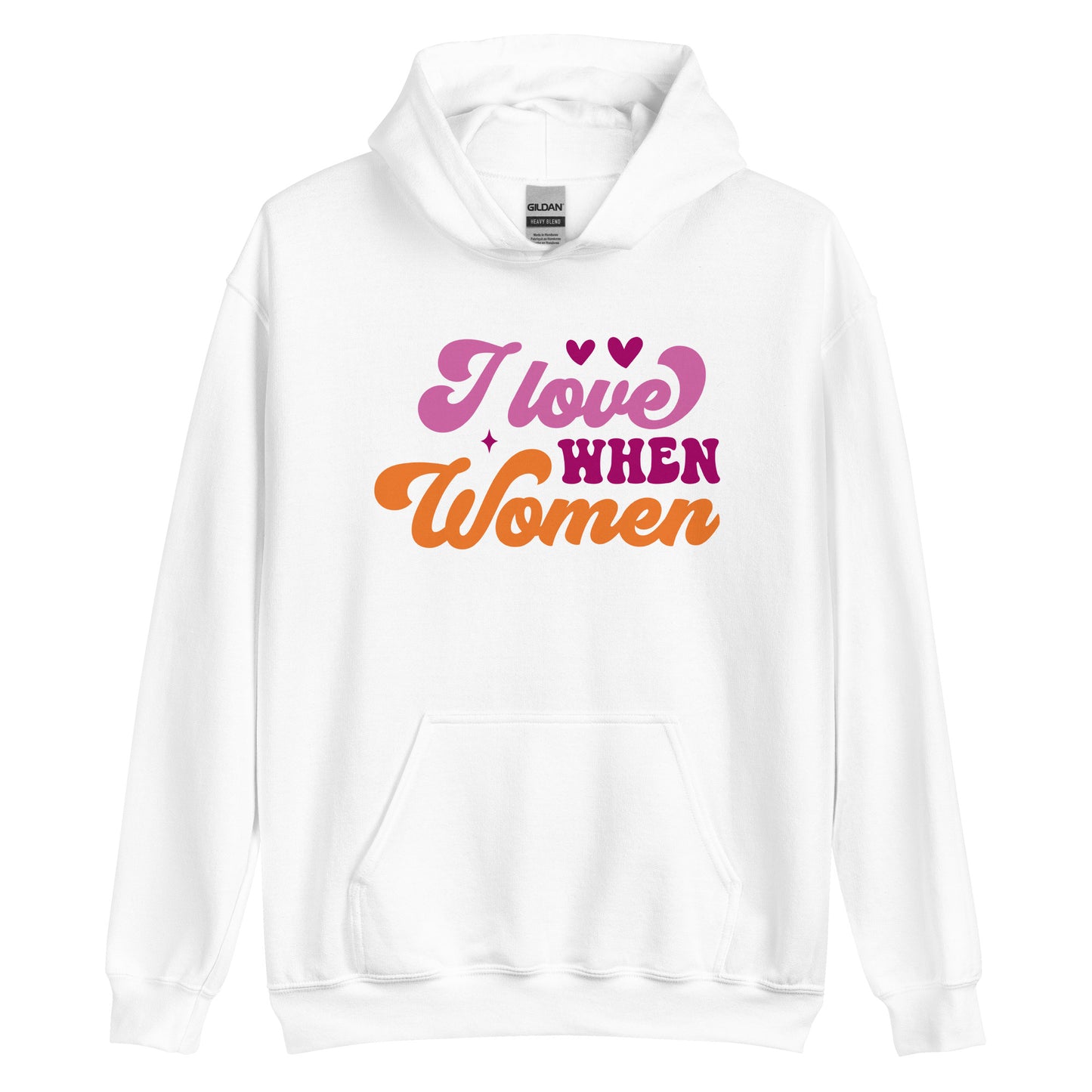 I Love WHEN Women Unisex Sweat Shirt