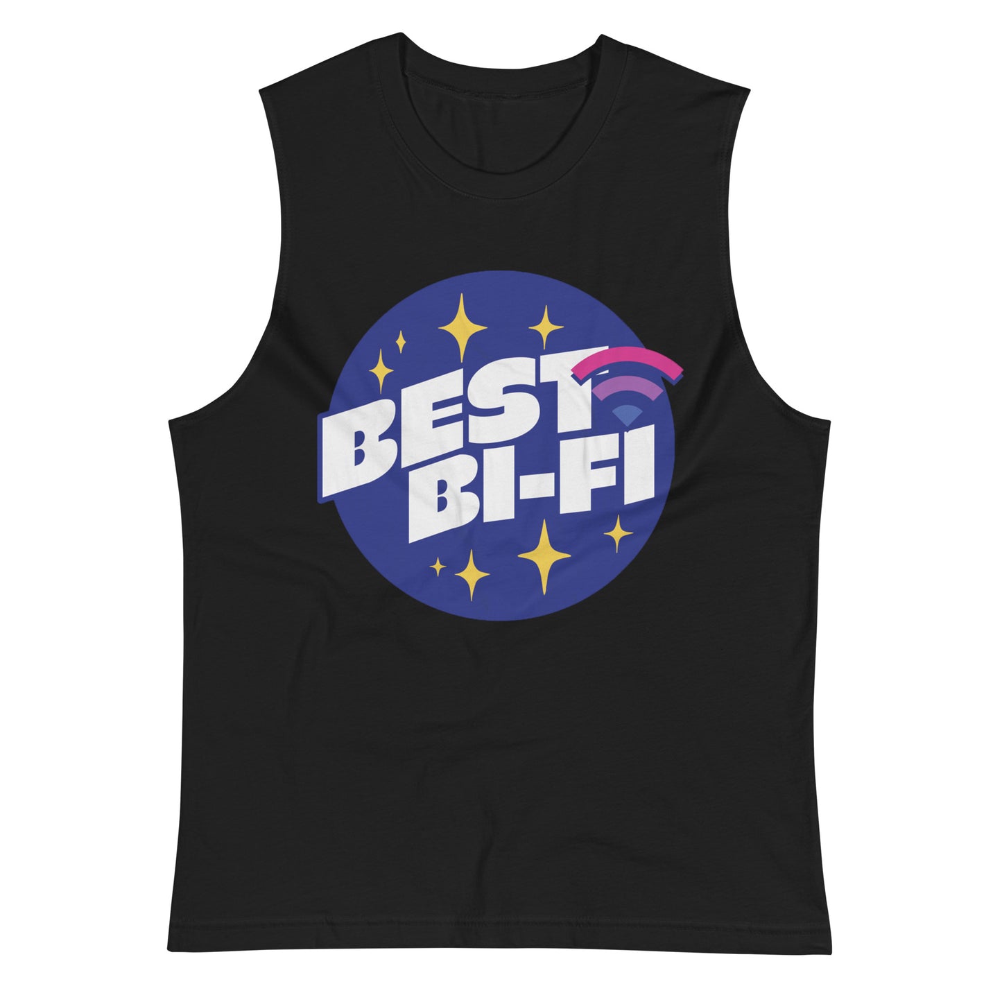 Best Bi-Fi Bisexual pride Tank Top