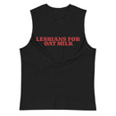 Lesbians For Oat Milk Funny Tank top