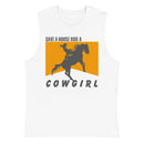 Save A Horse Ride A Cowgirl Tank Top