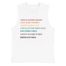 Lesbian Rules Funny Rainbow Tank Top