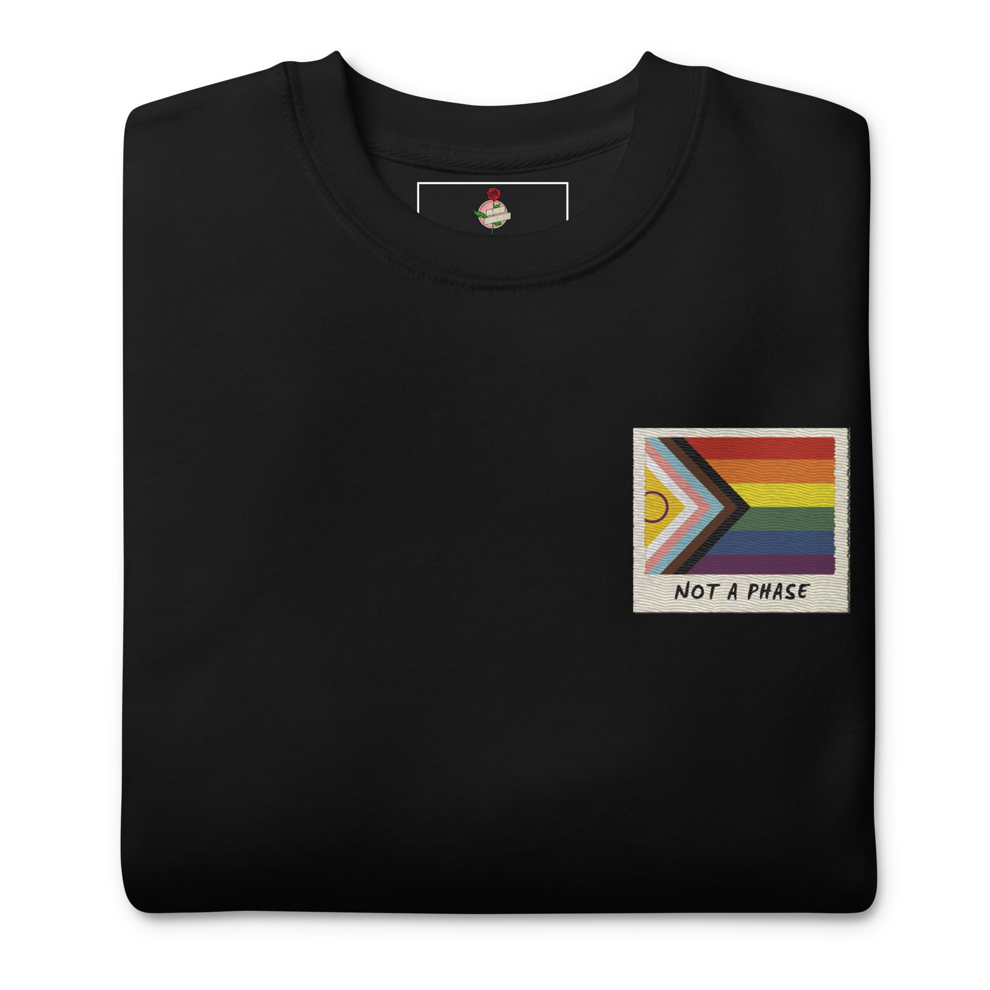 Not A Phase LGBT Pride Polaroid Sweatshir - Rose Gold Co. Shop