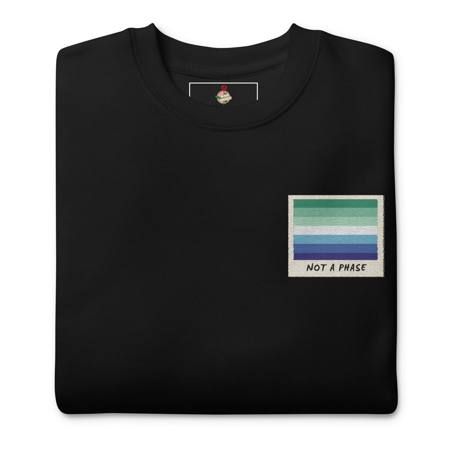 The Not A Phase MLM Pride Polaroid Sweatshirt - Rose Gold Co. Shop