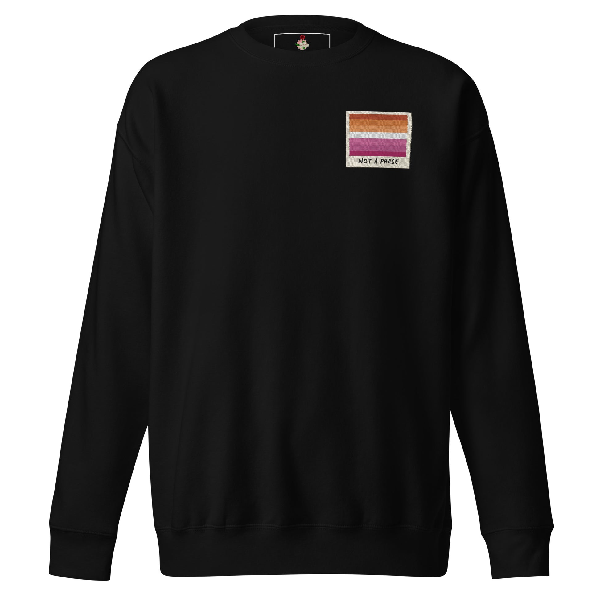 The Not A Phase Lesbian Pride Polaroid Sweatshirt - Rose Gold Co. Shop