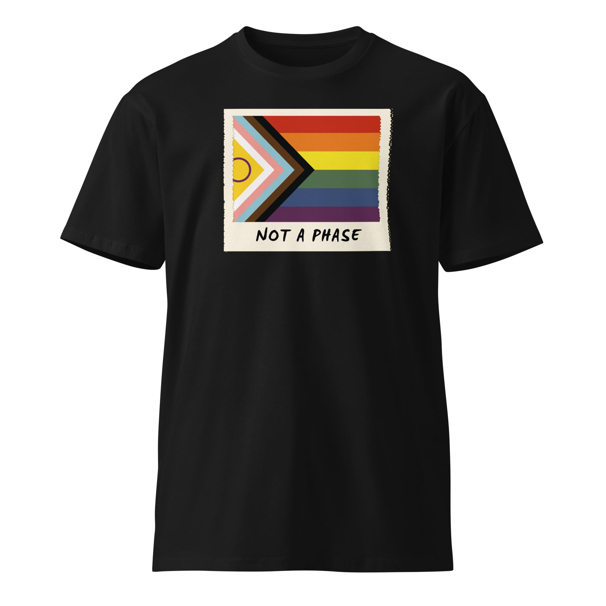 Not A Phase Progress Pride Polaroid T-Shirt - Rose Gold Co. Shop