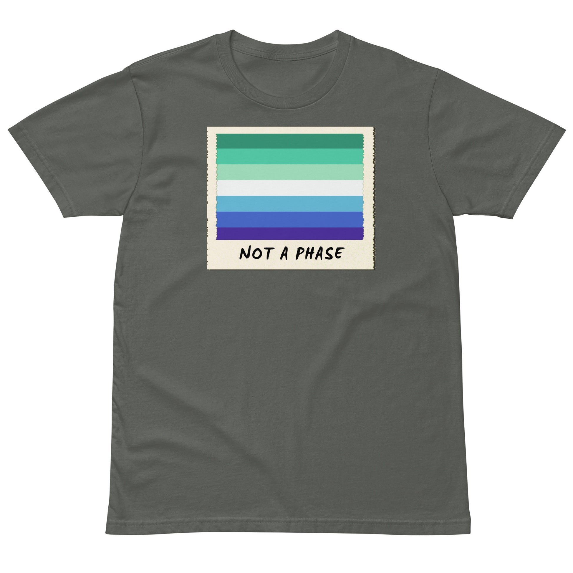 Not A Phase MLM Pride Polaroid T-Shirt - Rose Gold Co. Shop