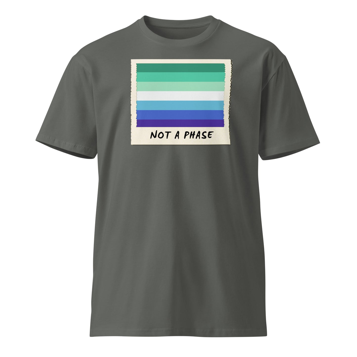 Not A Phase MLM Pride Polaroid T-Shirt - Rose Gold Co. Shop