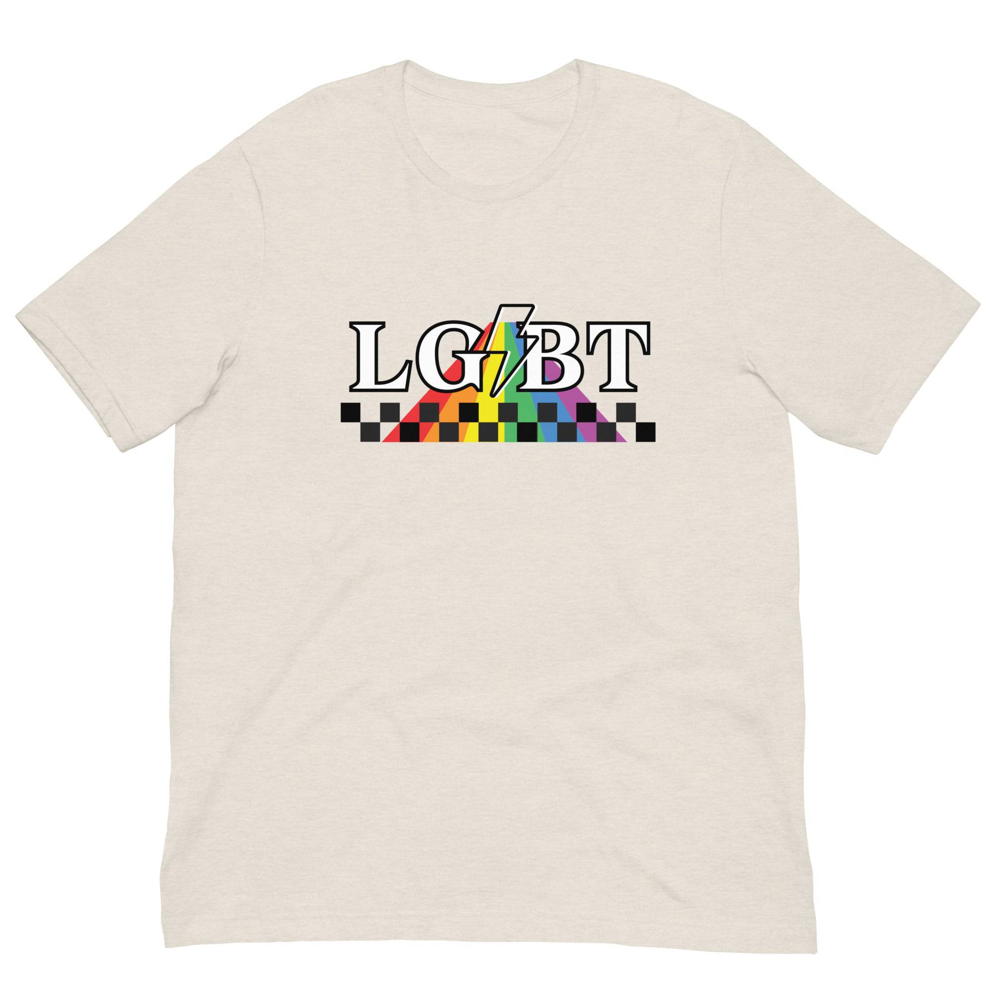 LGBT Lightning Unisex t-shirt - Rose Gold Co. Shop