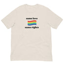 Same Love Same Rights T-shirt - Rose Gold Co. Shop