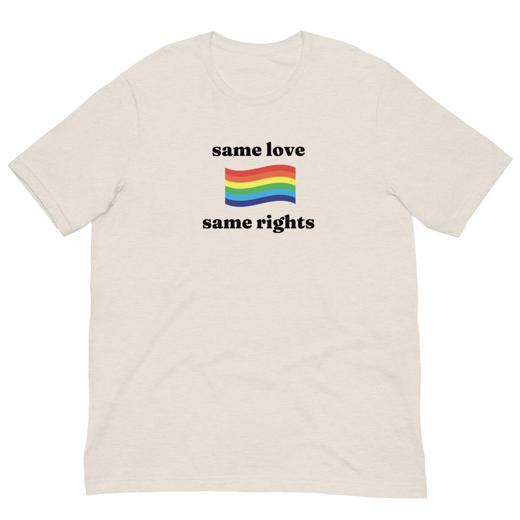 Same Love Same Rights T-shirt - Rose Gold Co. Shop