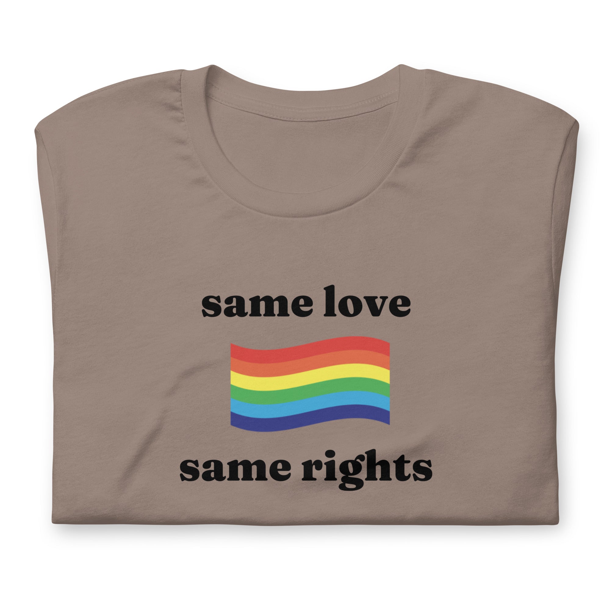 Same Love Same Rights T-shirt - Rose Gold Co. Shop