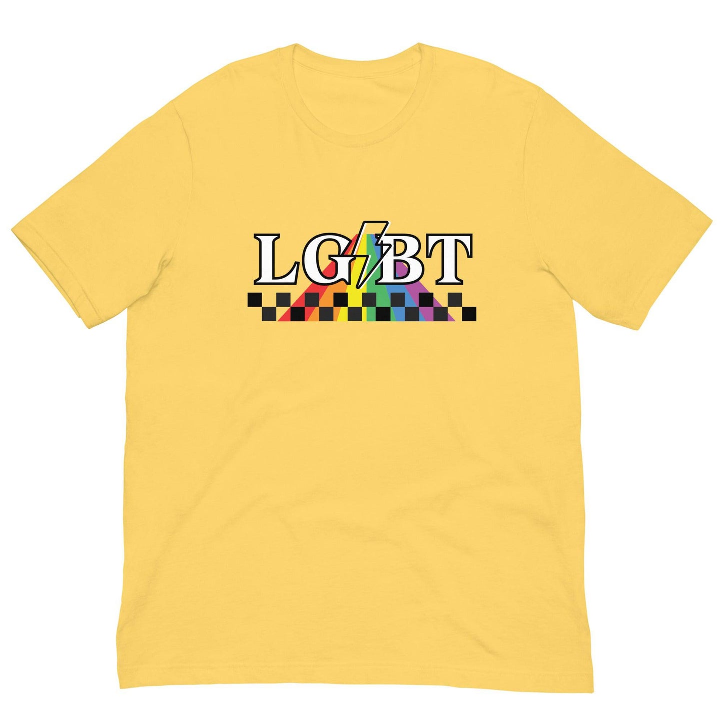 LGBT Lightning Unisex t-shirt - Rose Gold Co. Shop