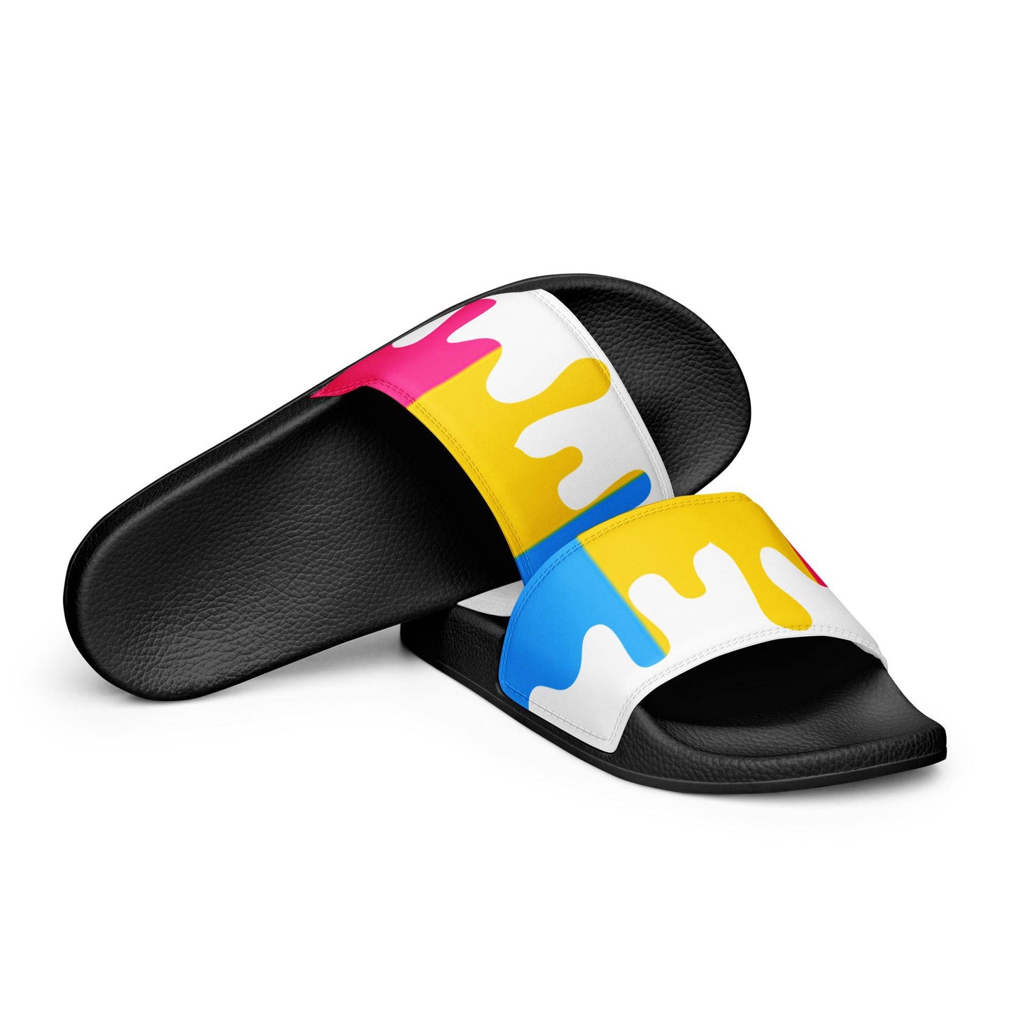 Pansexual Melting Pride Flag Women's Size slides - Rose Gold Co. Shop