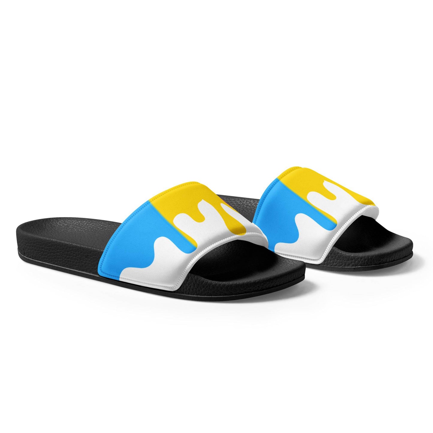 Pansexual Melting Pride Flag Women's Size slides - Rose Gold Co. Shop