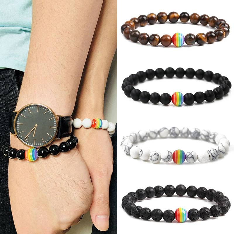 Volcanic Energy Stone Bracelets 1pcs - Rose Gold Co. Shop