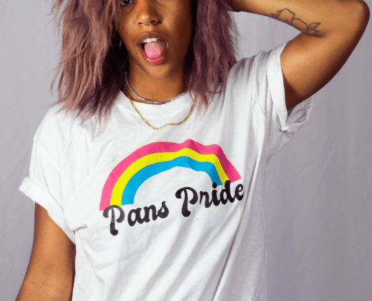 Pans Pride Classic Rainbow Short-Sleeve Unisex T-Shirt