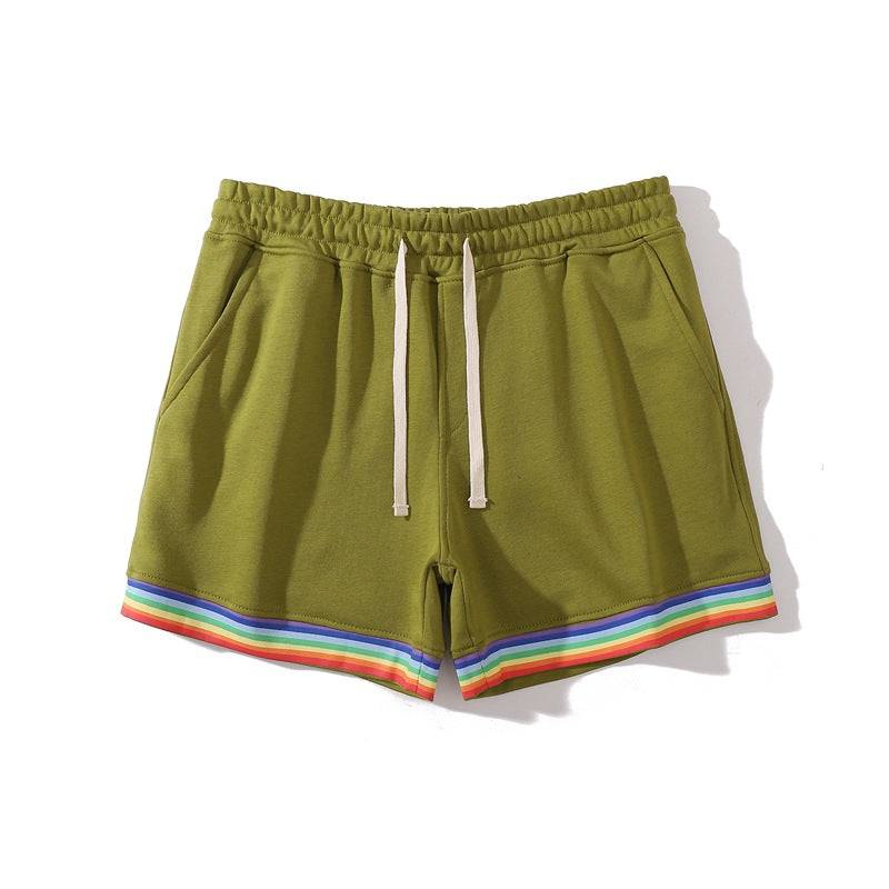 uo lucien stripe volley short