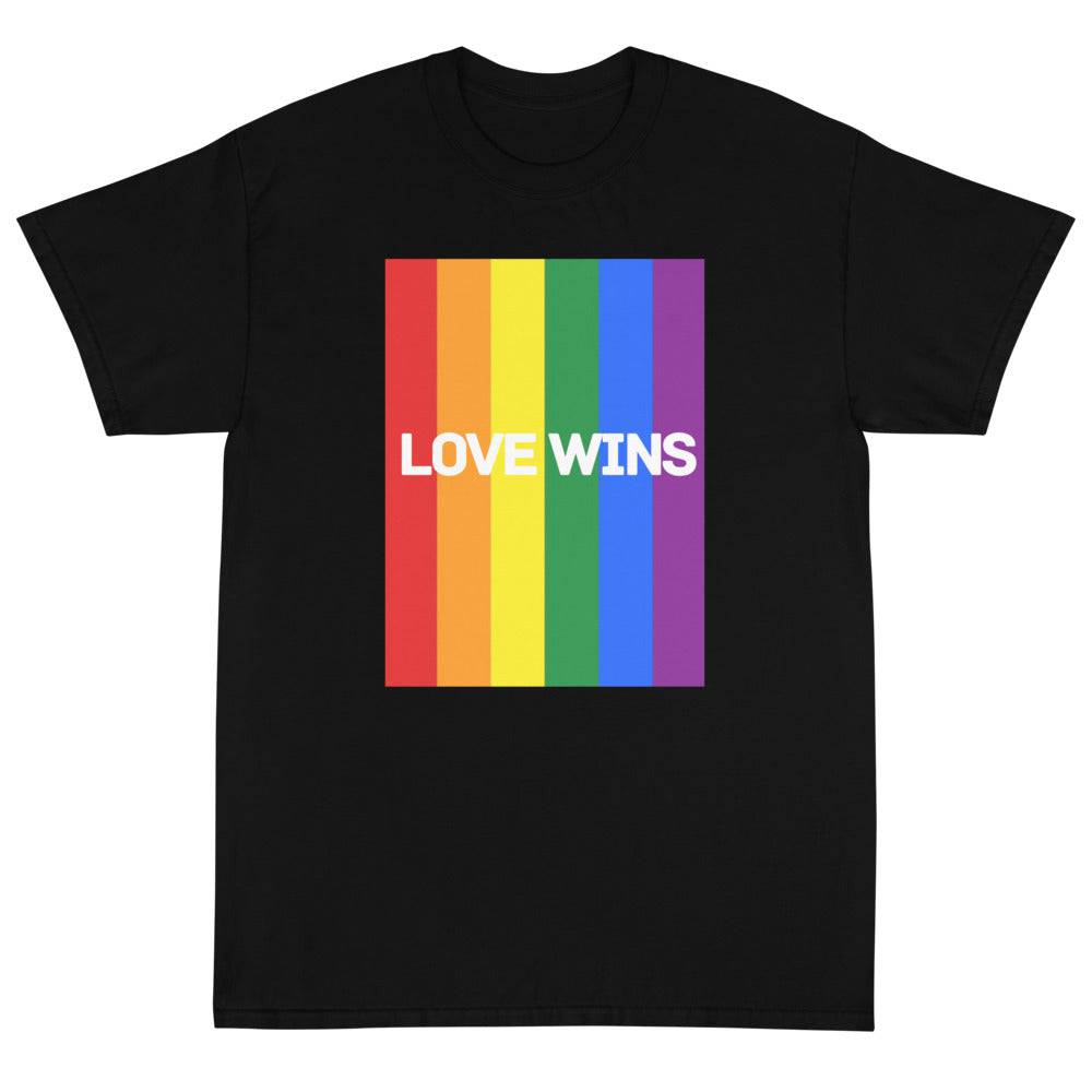 Love Wins Short Sleeve T-Shirt - Rose Gold Co. Shop
