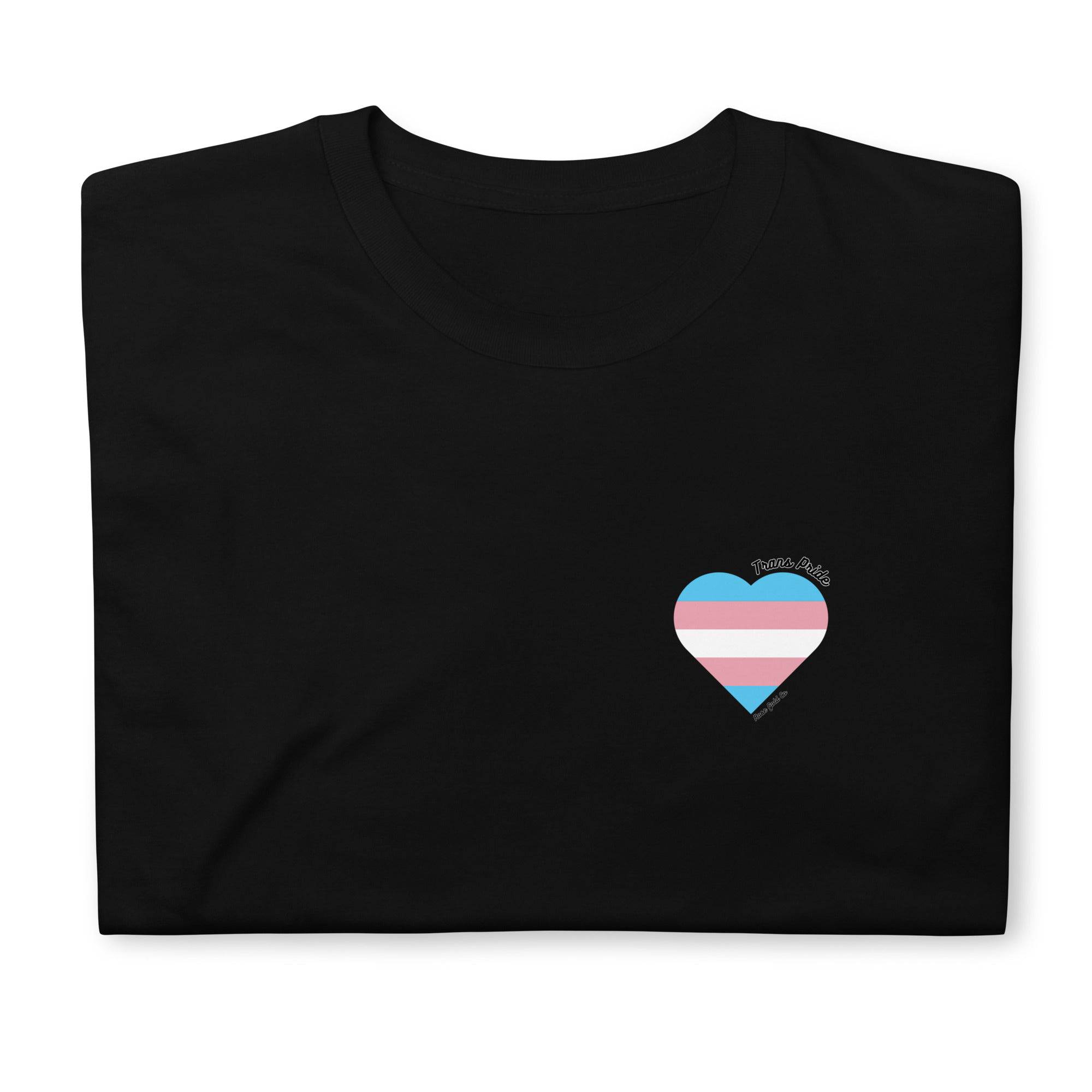 Trans Pride Flag Heart T-Shirt