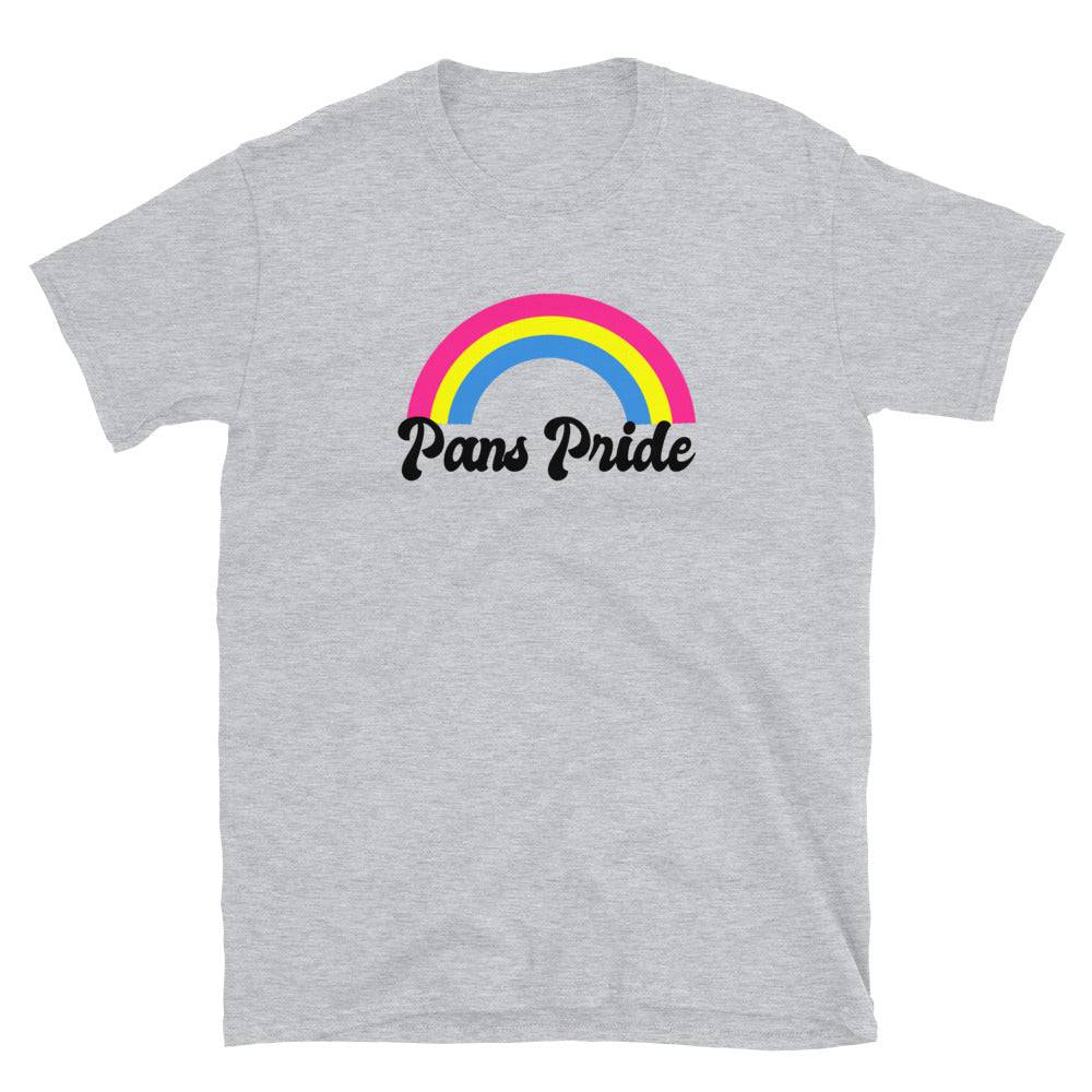 Pans Pride Classic Rainbow Short-Sleeve Unisex T-Shirt - Rose Gold Co. Shop