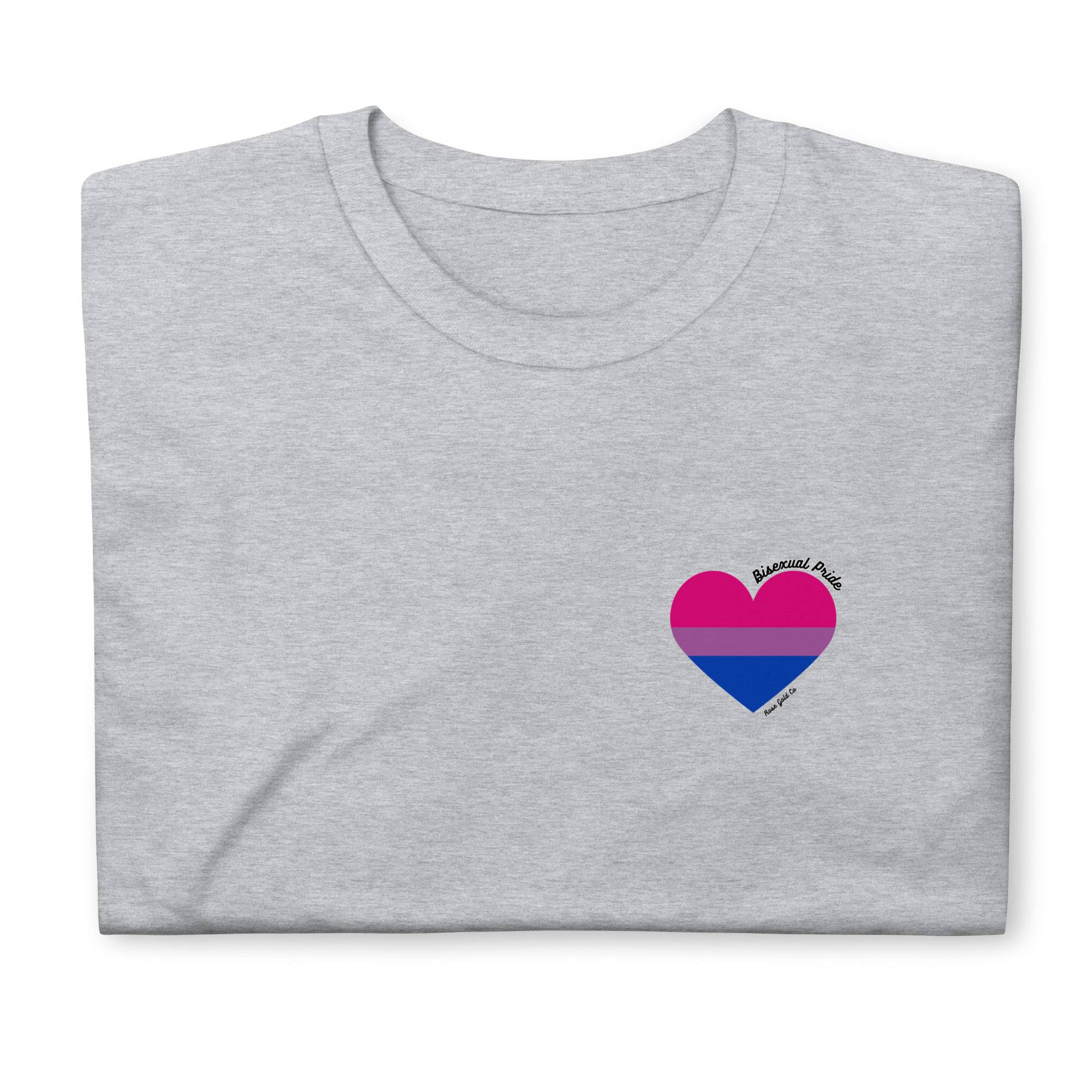 Bisexual Pride Flag T-Shirt - Rose Gold Co. Shop