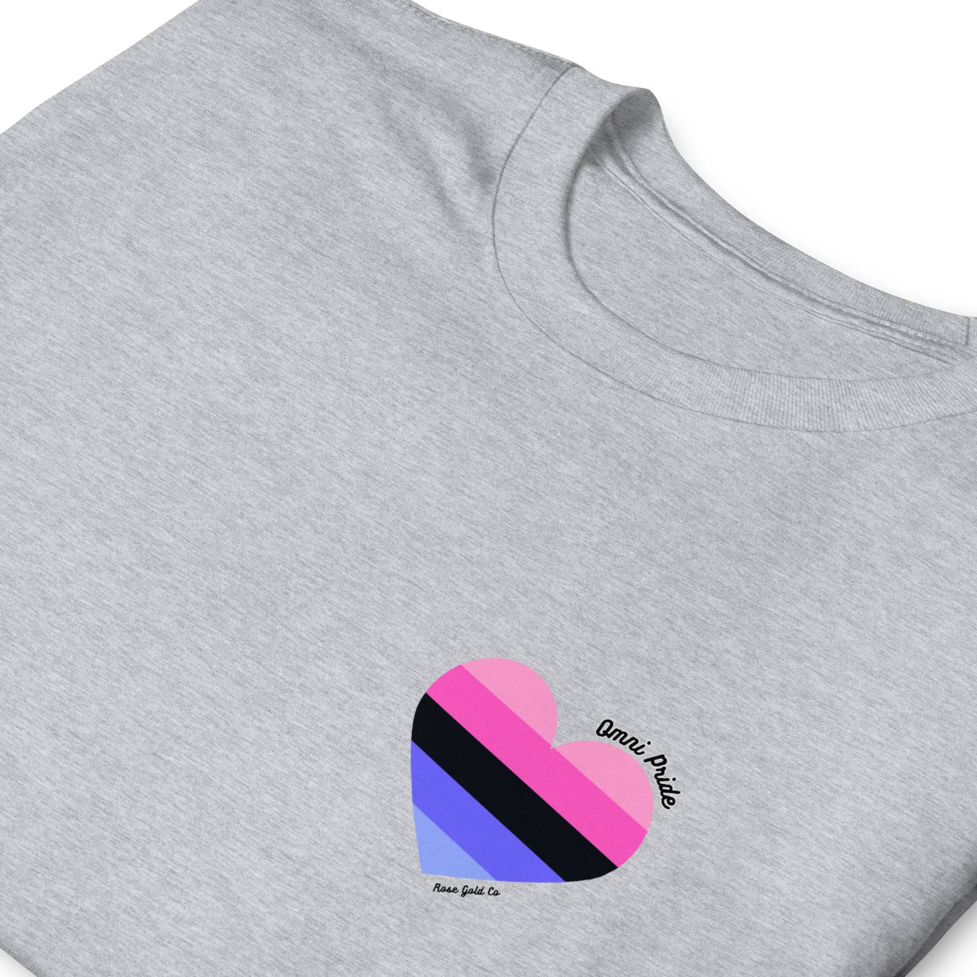 Omni Pride Heart Shirt - Rose Gold Co. Shop