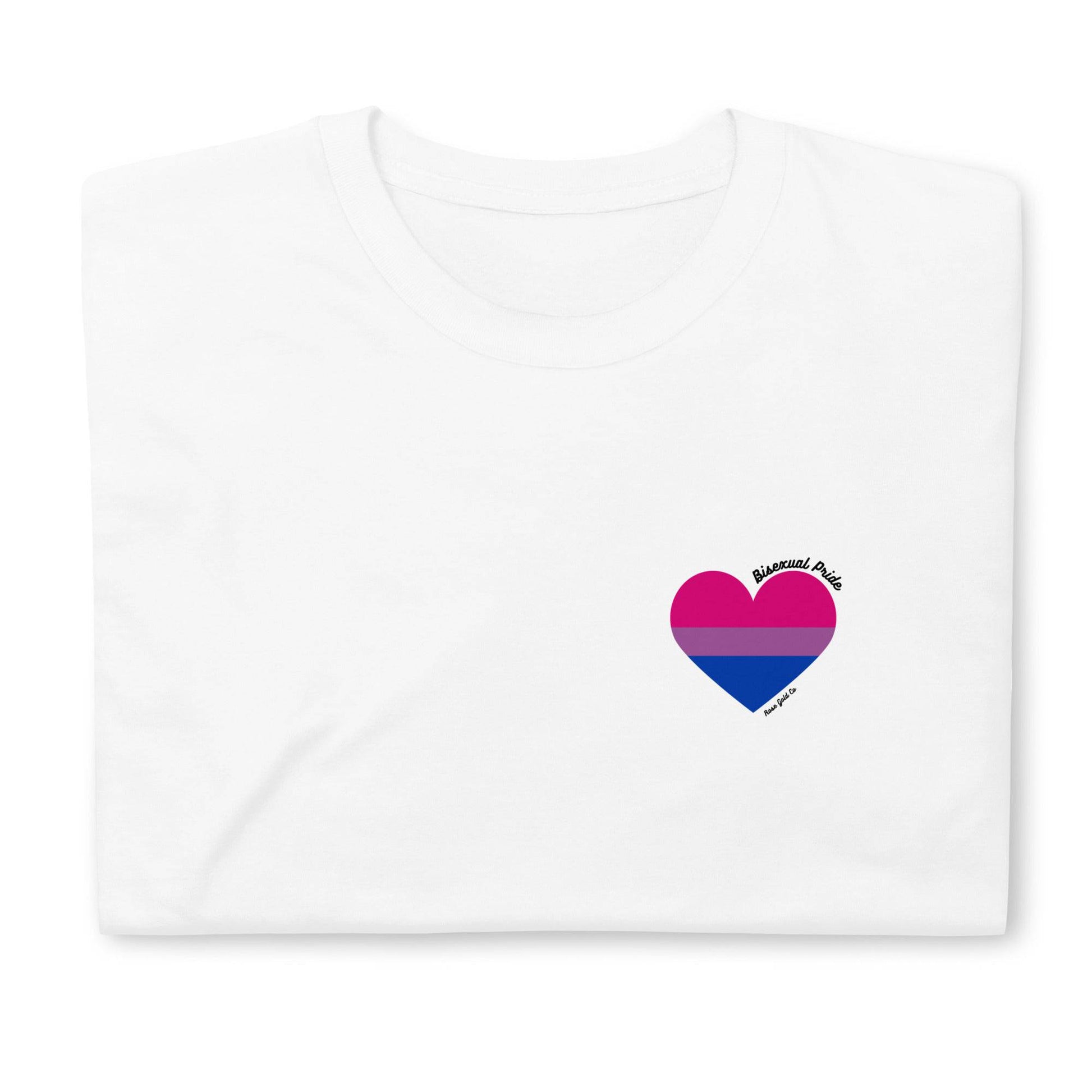 Bisexual Pride Flag T-Shirt - Rose Gold Co. Shop