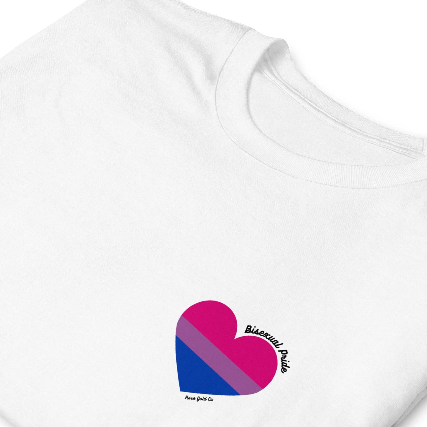 Bisexual Pride Flag T-Shirt - Rose Gold Co. Shop