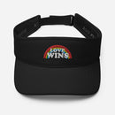 Embroidered Love Wins Rainbow Pride Sports Visor - Rose Gold Co. Shop