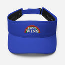 Embroidered Love Wins Rainbow Pride Sports Visor - Rose Gold Co. Shop